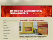 Tablet Screenshot of kaminbau-walther.de